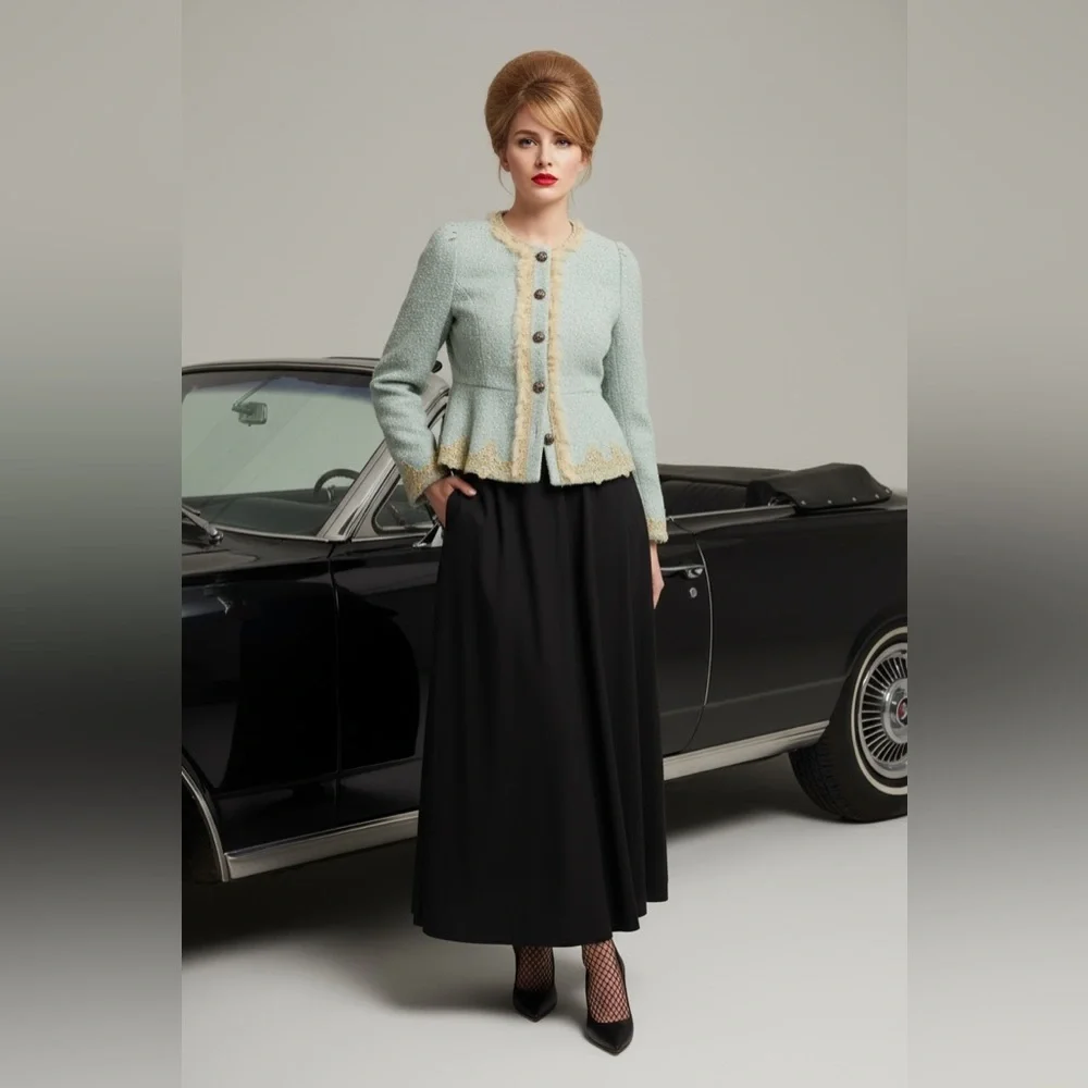 Reina adorable fur trim jacket